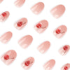 12 Sizes-24 Pcs Press On Nails JP4126