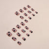 12 Sizes-24 Pcs Press On Nails W1292