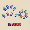 12 Sizes-24 Pcs Press On Nails Y1508