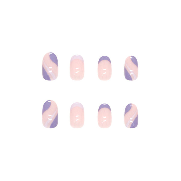 12 Sizes-24 Pcs Press On Nails W187