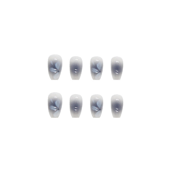 12 Sizes-24 Pcs Press On Nails R468