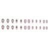 12 Sizes-24 Pcs Press On Nails W970