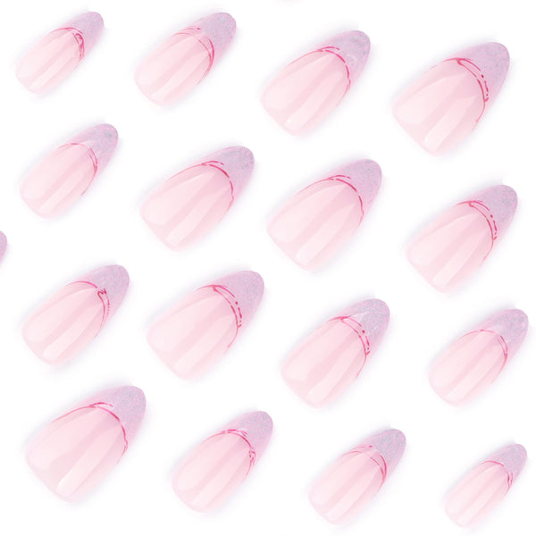 12 Sizes-24 Pcs Press On Nails JP3694