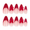 12 Sizes-24 Pcs Press On Nails JP3448