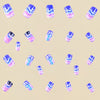 12 Sizes-24 Pcs Press On Nails Y433-1