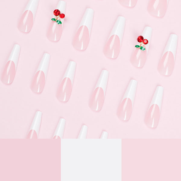 12 Sizes-24 Pcs Press On Nails JP1623