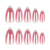 12 Sizes-24 Pcs Press On Nails JL0704