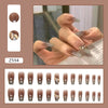 12 Sizes-24 Pcs Press On Nails Z594