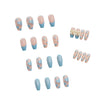 12 Sizes-24 Pcs Press On Nails Z073