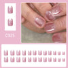 12 Sizes-24 Pcs Press On Nails C925