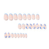 12 Sizes-24 Pcs Press On Nails JP4415