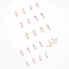 12 Sizes-24 Pcs Press On Nails JP1225