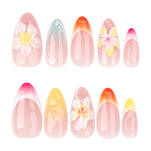 12 Sizes-24 Pcs Press On Nails JL0687