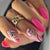 12 Sizes-24 Pcs Press On Nails W855