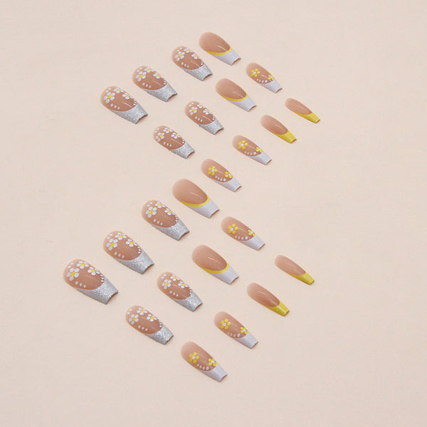12 Sizes-24 Pcs Press On Nails W611