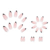 12 Sizes-24 Pcs Press On Nails W087