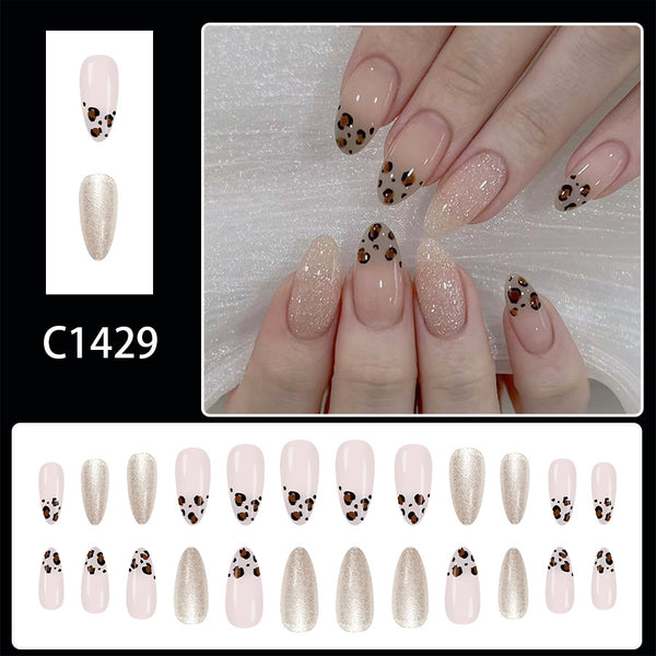 12 Sizes-24 Pcs Press On Nails C1429