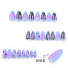 12 Sizes-24 Pcs Press On Nails JP3541