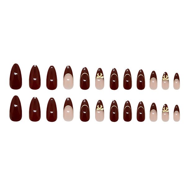 12 Sizes-24 Pcs Press On Nails Z1320