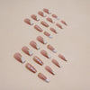 12 Sizes-24 Pcs Press On Nails W1479
