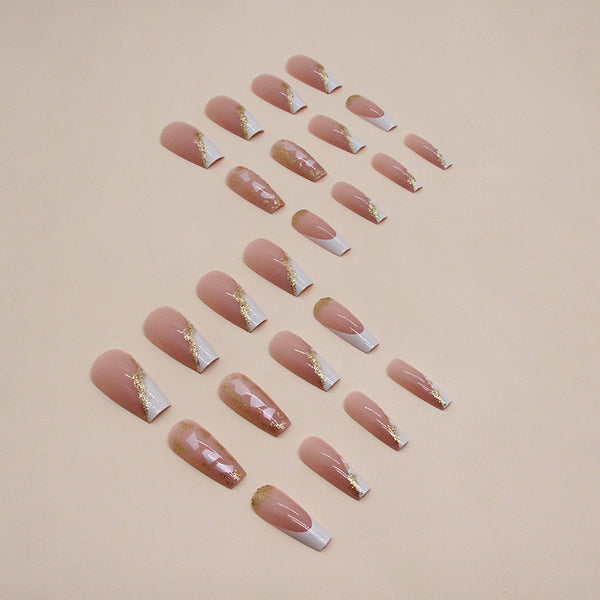12 Sizes-24 Pcs Press On Nails W1479