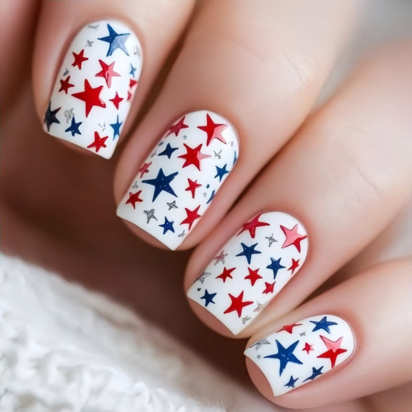 12 Sizes-24 Pcs Press On Nails Y1977