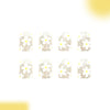 12 Sizes-24 Pcs Press On Nails C1786