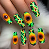 12 Sizes-24 Pcs Press On Nails Y1957