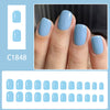 12 Sizes-24 Pcs Press On Nails C1848