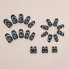 12 Sizes-24 Pcs Press On Nails W1131