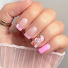 12 Sizes-24 Pcs Press On Nails C1535