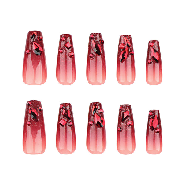 12 Sizes-24 Pcs Press On Nails JP3409