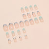 12 Sizes-24 Pcs Press On Nails W1697