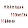 12 Sizes-24 Pcs Press On Nails JP4066