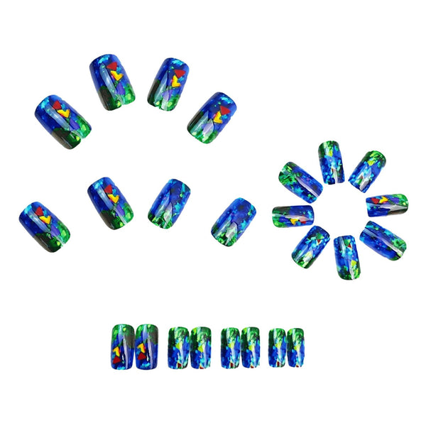 12 Sizes-24 Pcs Press On Nails Y1862