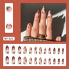 12 Sizes-24 Pcs Press On Nails W1822