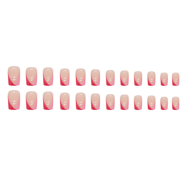 12 Sizes-24 Pcs Press On Nails W1348