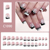 12 Sizes-24 Pcs Press On Nails C1090