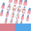 12 Sizes-24 Pcs Press On Nails JP2801