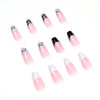 12 Sizes-24 Pcs Press On Nails JP1330