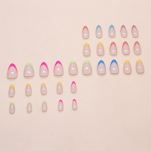 12 Sizes-24 PcsPress On NailsW1857