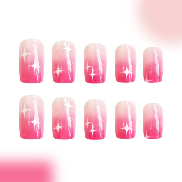 12 Sizes-24 Pcs Press On Nails C384