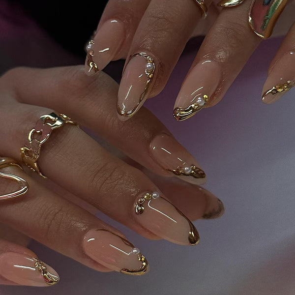 12 Sizes-24 Pcs Press On Nails Z1017