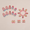 12 Sizes-24 Pcs Press On Nails W1126