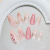 12 Sizes-24 Pcs Press On Nails Z1070