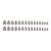 12 Sizes-24 PcsPress On Nails W1550