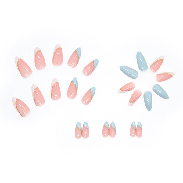 12 Sizes-24 Pcs Press On Nails W259