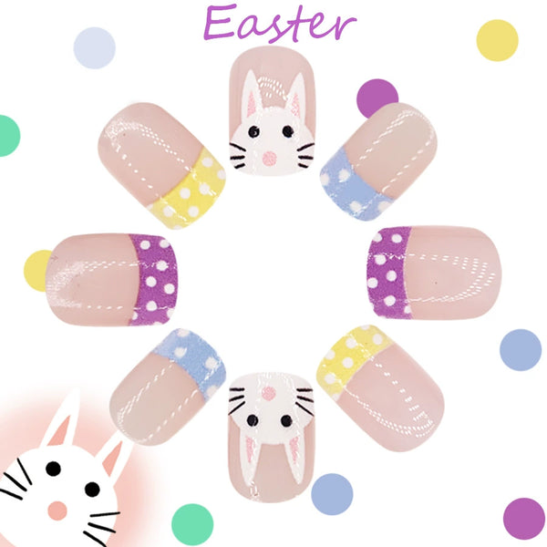 12 Sizes-24 Pcs Press On Nails DL160