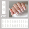 12 Sizes-24 Pcs Press On Nails W1249