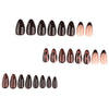 12 Sizes-24 Pcs Press On Nails JP4094